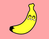 Desenho Banana das Canárias pintado por kelcrys
