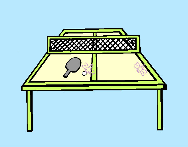 Desenho Tênis de mesa pintado por Mile123