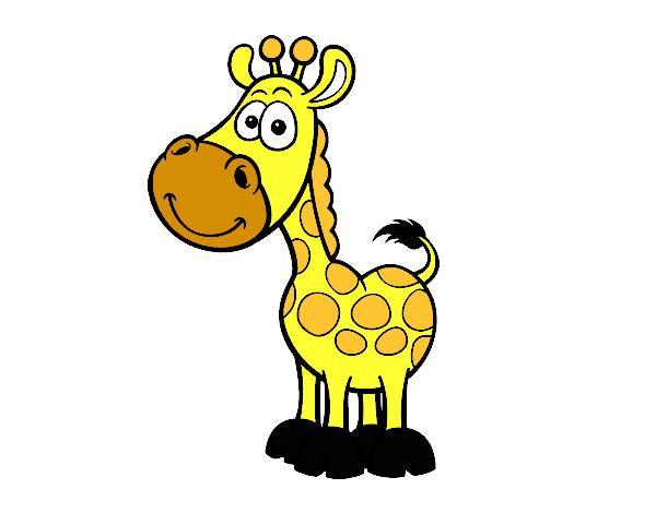 Desenho Girafa africana pintado por lansttai