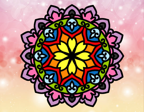 Desenho Mandala celta pintado por rosina