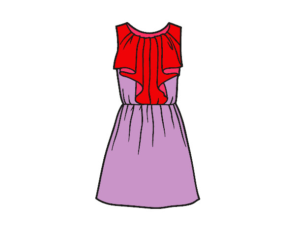 Desenho Vestido de festa pintado por SCHEYLLA
