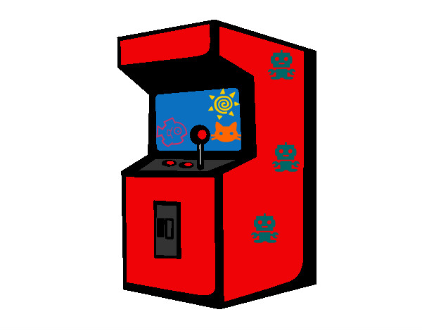 Desenho Arcade pintado por coringa