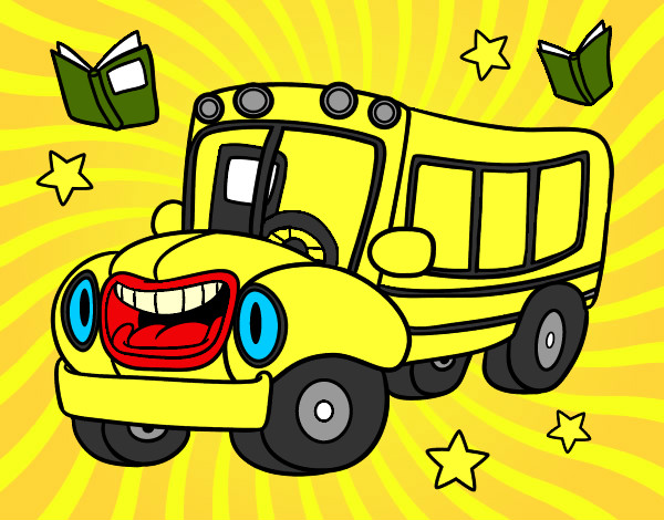 Desenho Ônibus animado pintado por JuliaPony