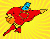 Desenho Super herói enorme pintado por Richard5