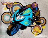 Desenho Hot Wheels Ducati 1098R pintado por PedroJoao