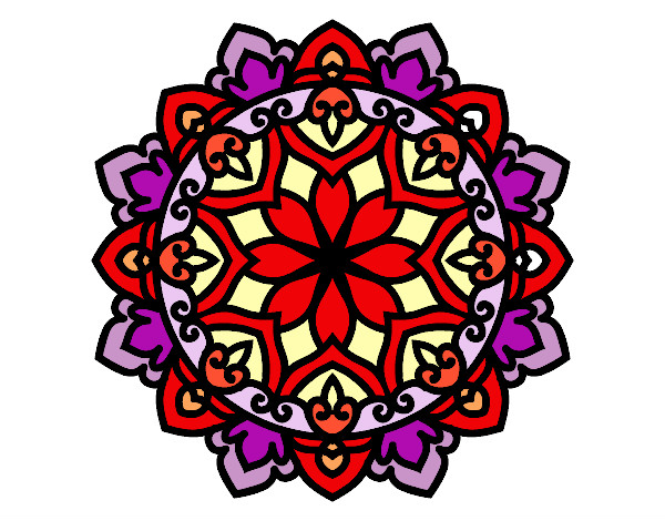 Desenho Mandala celta pintado por 132222