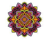 Desenho Mandala decorativa pintado por 132222