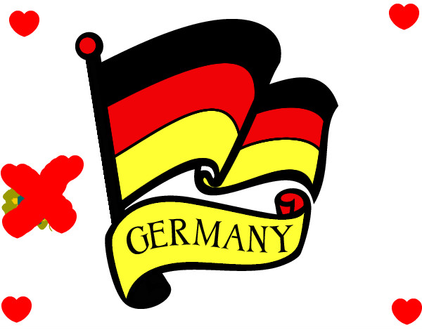 Desenho Bandeira da Alemanha pintado por cutekitten