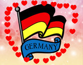 Desenho Bandeira da Alemanha pintado por MVS34