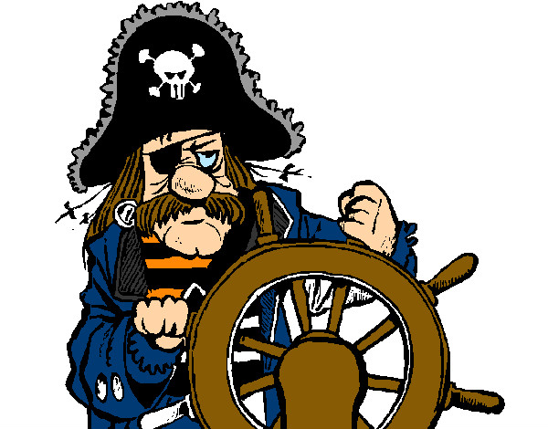 Desenho Capitão pirata pintado por rafa99