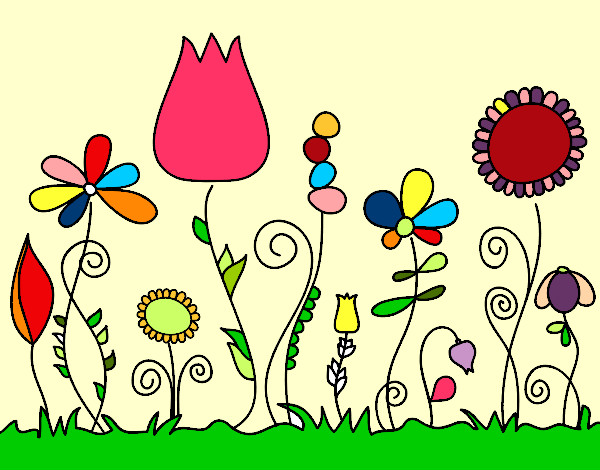 Desenho Flores da floresta pintado por geisa89