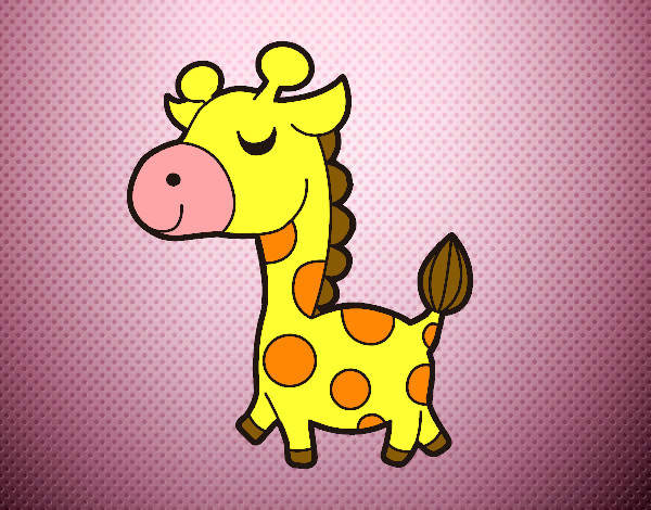 Desenho Girafa vaidosa pintado por joana2003