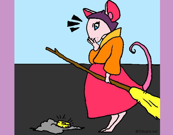 Desenho La ratita presumida 2 pintado por araujoana2