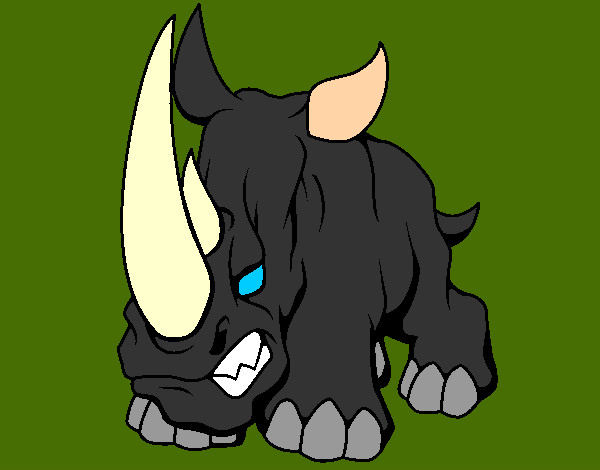 Desenho Rinoceronte II pintado por rafa99