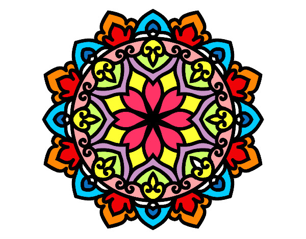 Desenho Mandala celta pintado por Alinerb28