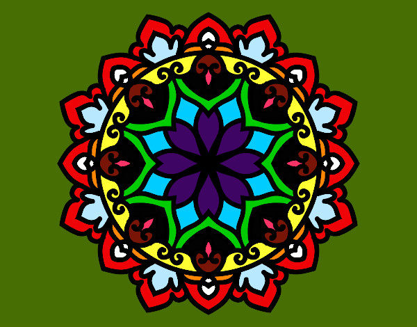 Desenho Mandala celta pintado por leocarvalh