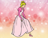 Desenho Princesa e sapato pintado por lindaaa 