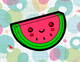 Desenho Fatia de melancia pintado por jhonatan9