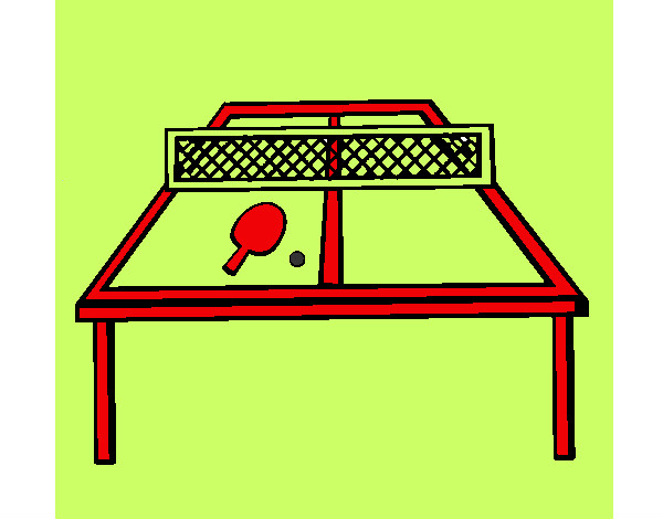 Desenho Tênis de mesa pintado por beatrizmir