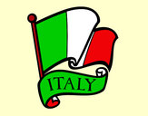 Desenho Bandeira da Itália pintado por LarissaV