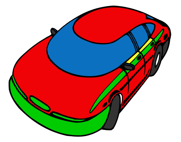 Desenho Carro veloz pintado por Marcelino