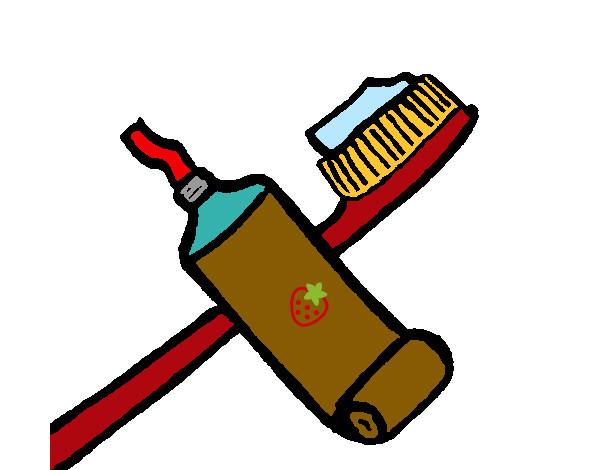 Desenho Escova de dentes pintado por beatrizmir