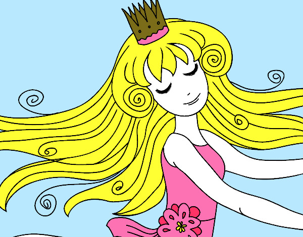 Desenho Princesa doce pintado por n_princesa