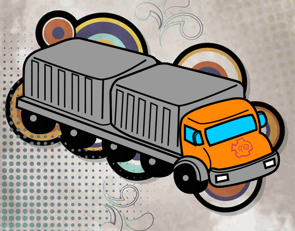 Desenho Caminhão largura pintado por VY05