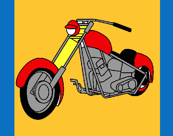 Desenho Moto pintado por VY05