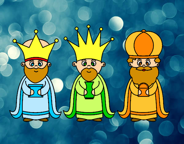 Desenho Os 3 Reis Magos pintado por fefelippe