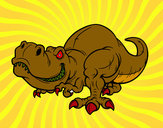 Desenho Tyrannosaurus Rex pintado por jooolru