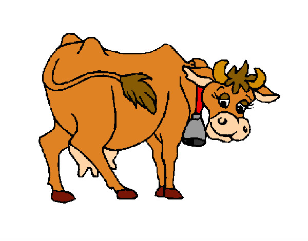 Desenho Vaca 2 pintado por Vidafeliz
