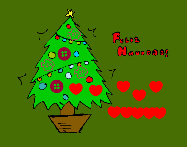 Desenho Feliz Natal 2 pintado por henriquecd