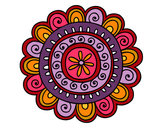 Desenho Mandala alegre pintado por amorimm