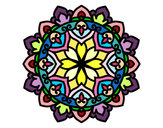 Desenho Mandala celta pintado por Marchi