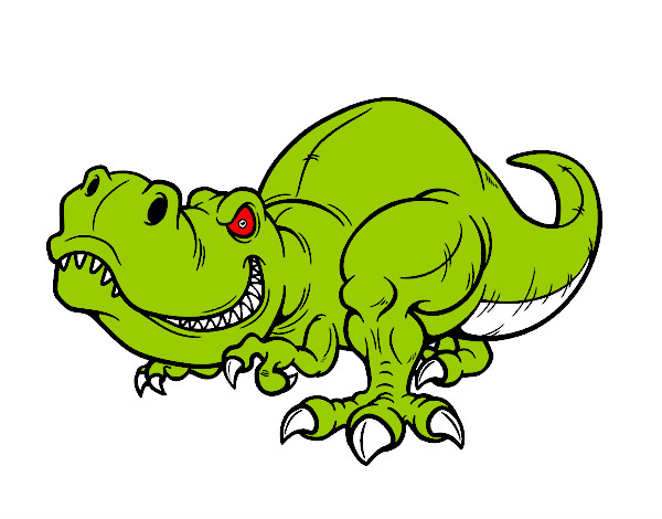 Desenho Tyrannosaurus Rex pintado por jo20