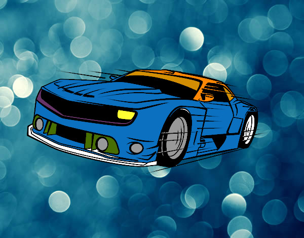 Desenho Carro desportivo veloz pintado por NAGIB