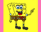 Desenho SpongeBob 5 pintado por NAGIB