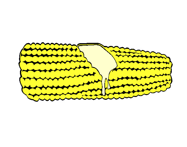 Desenho Espiga de milho  pintado por anaclara_r