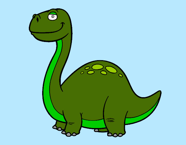 Desenho Dinossauro Diplodoco pintado por marcolego