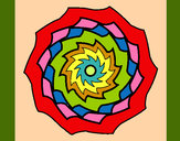 Desenho Mandala 9 pintado por MParacampo