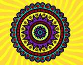 Desenho Mandala étnica pintado por Piloma