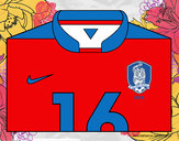 Desenho Camisa da copa do mundo de futebol 2014 da Coréia do Sul pintado por scott05
