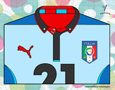 Desenho Camisa da copa do mundo de futebol 2014 da Itália pintado por scott05