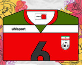 Desenho Camisa da copa do mundo de futebol 2014 do Irão pintado por scott05