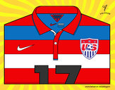 Desenho Camisa da copa do mundo de futebol 2014 dos Estados Unidos pintado por scott05