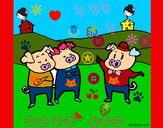 Desenho Os três porquinhos 5 pintado por RAFAELMOTA