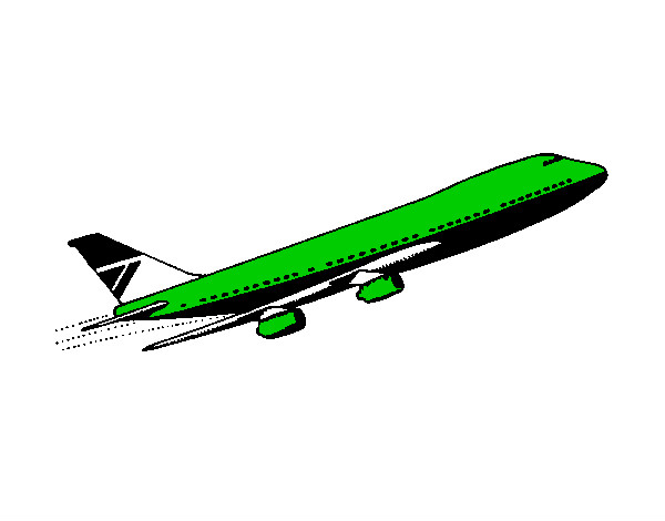 Desenho Avião no ar pintado por Belinhinha