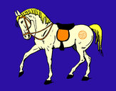 Desenho Cavalo de competição pintado por italorocha