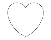 Desenho Coração pintado por Bibi18